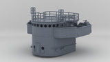 1/96 USS Fletcher Round Bridge Deck w/o Peak