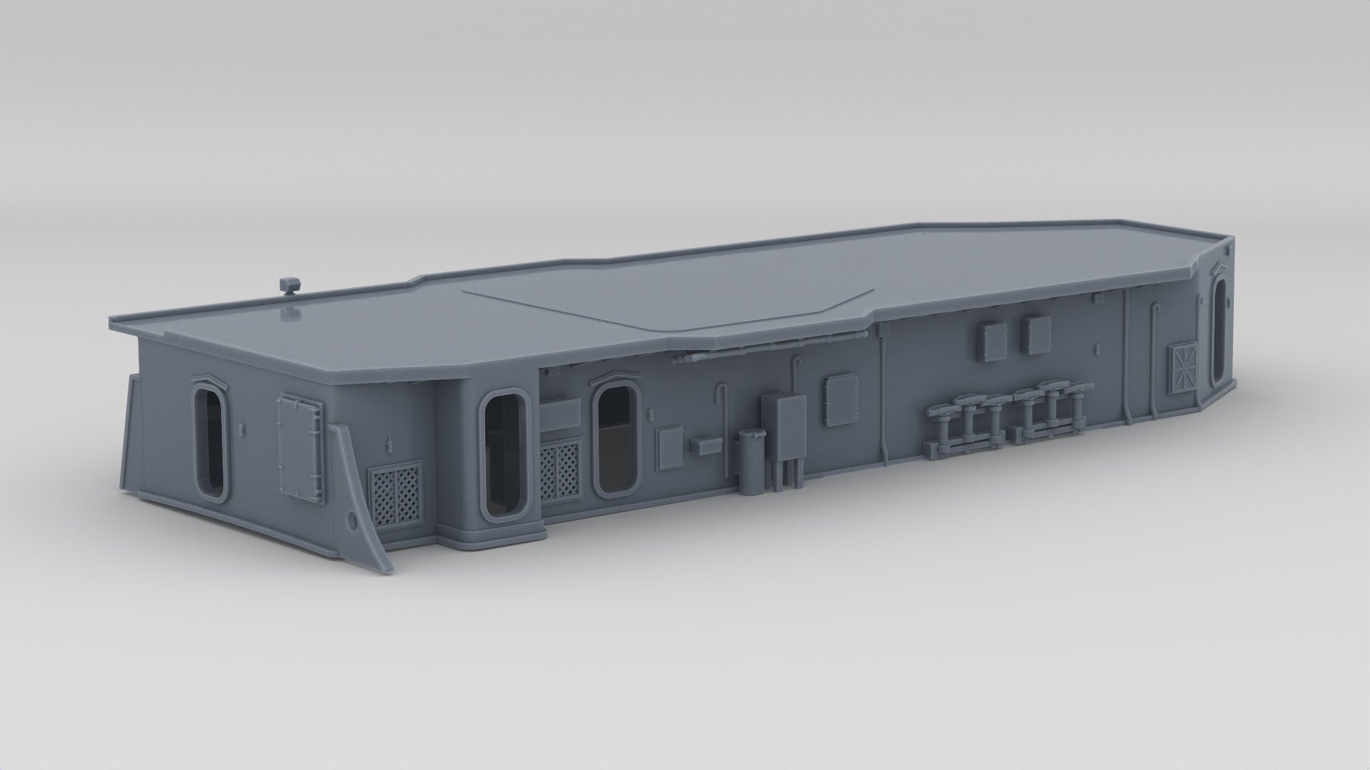 1/96 USS Fletcher Structure Aft Deck 1 Protosoon