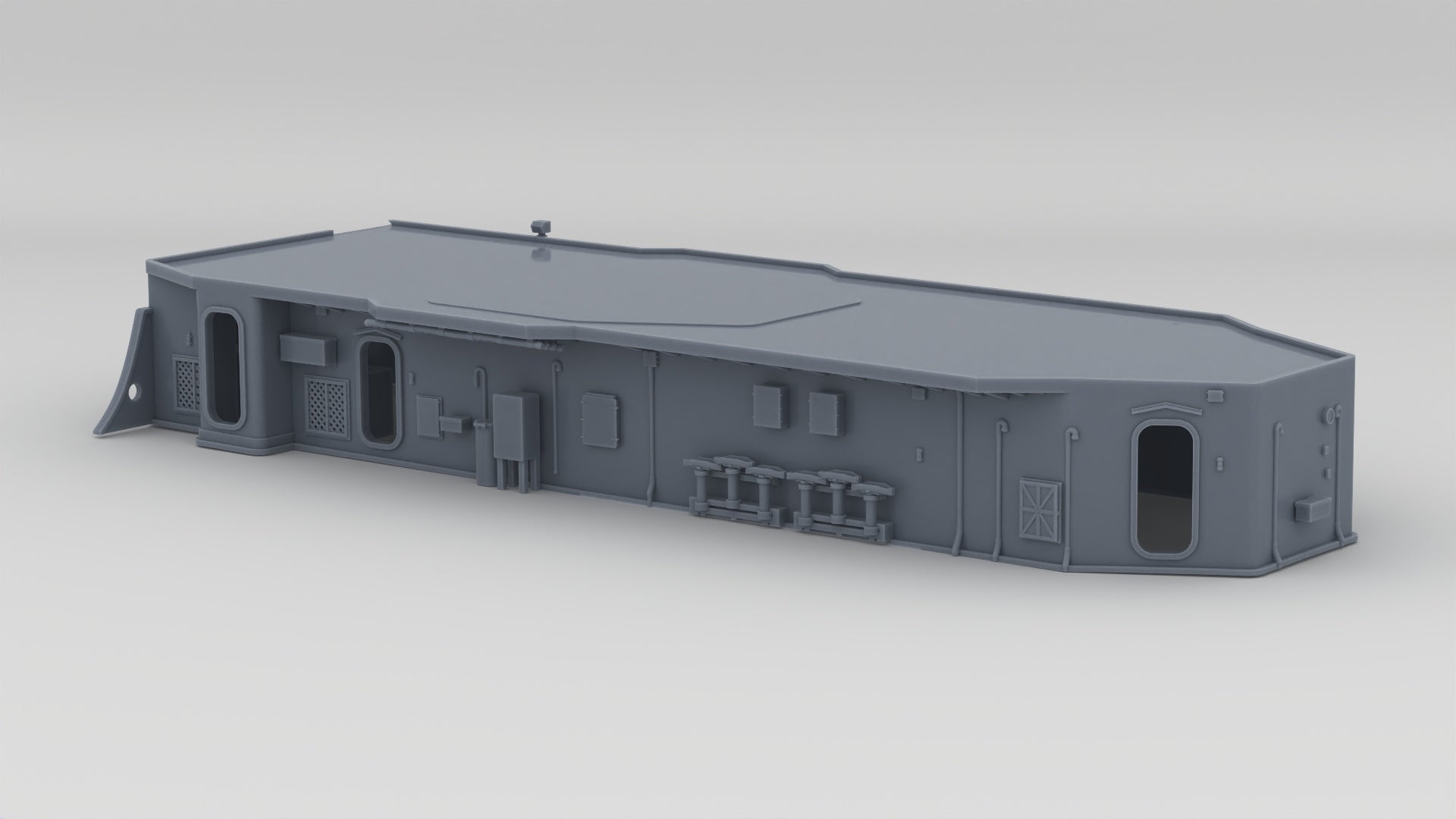 1/96 USS Fletcher Structure Aft Deck 1 Protosoon