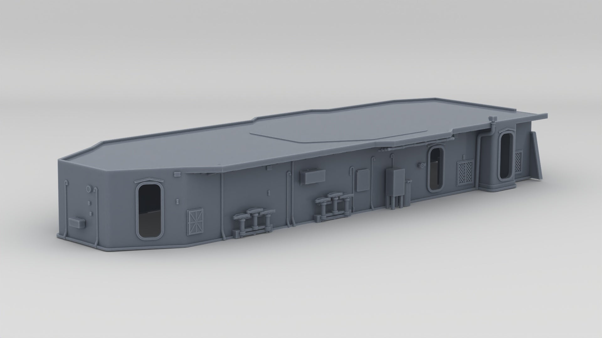 1/96 USS Fletcher Structure Aft Deck 1 Protosoon