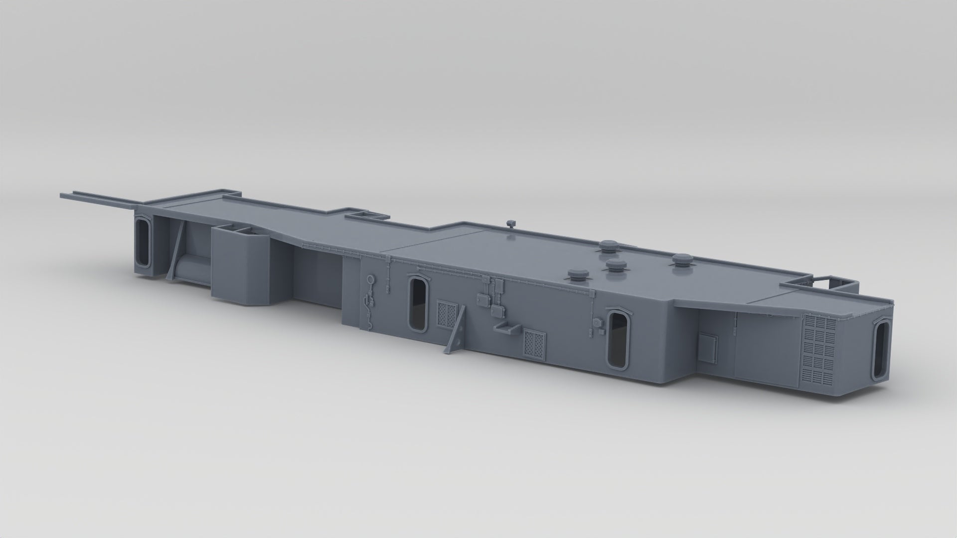 1/96 USS Fletcher Structure Amidships Deck 1 Protosoon