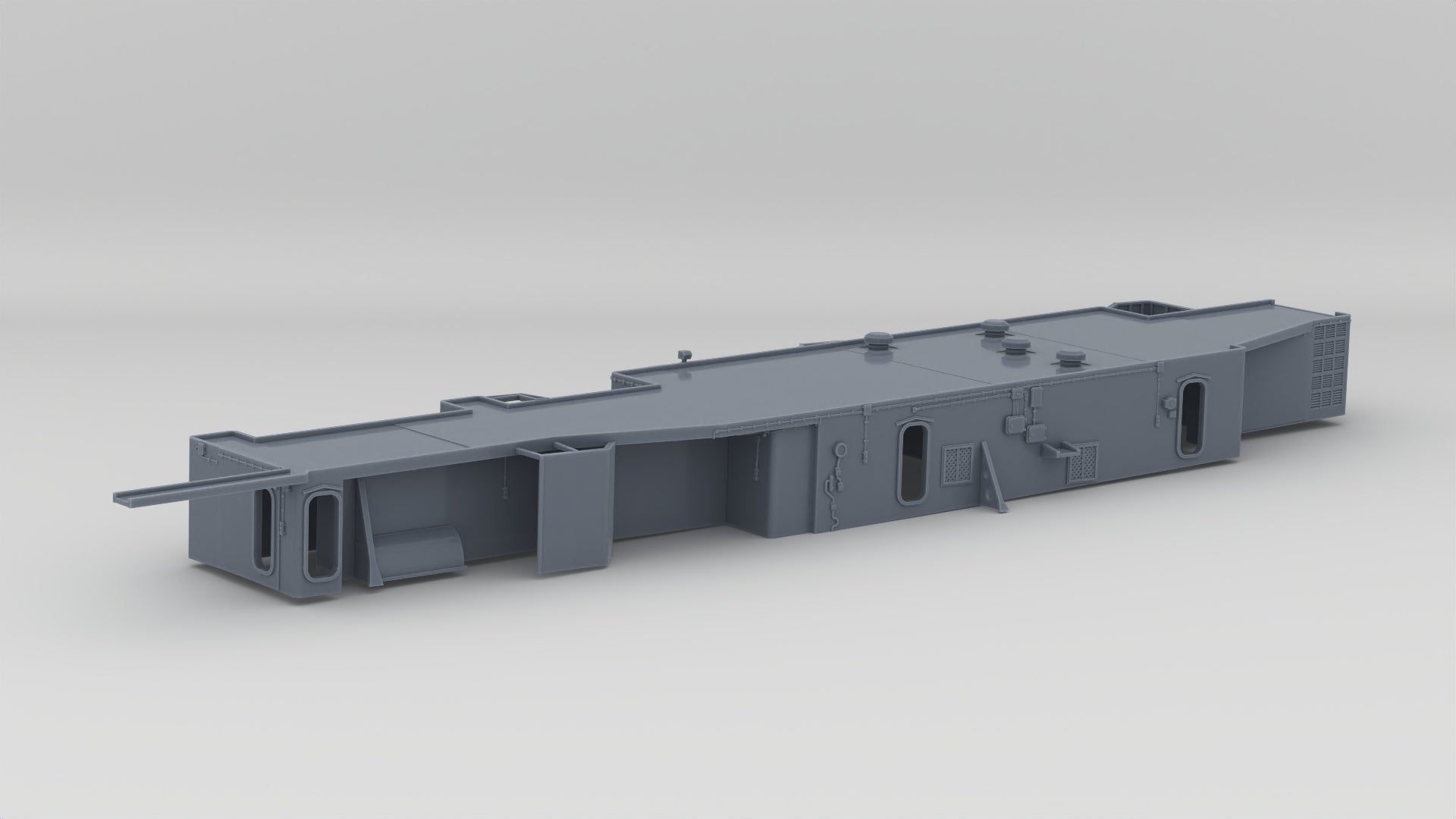 1/96 USS Fletcher Structure Amidships Deck 1 Protosoon