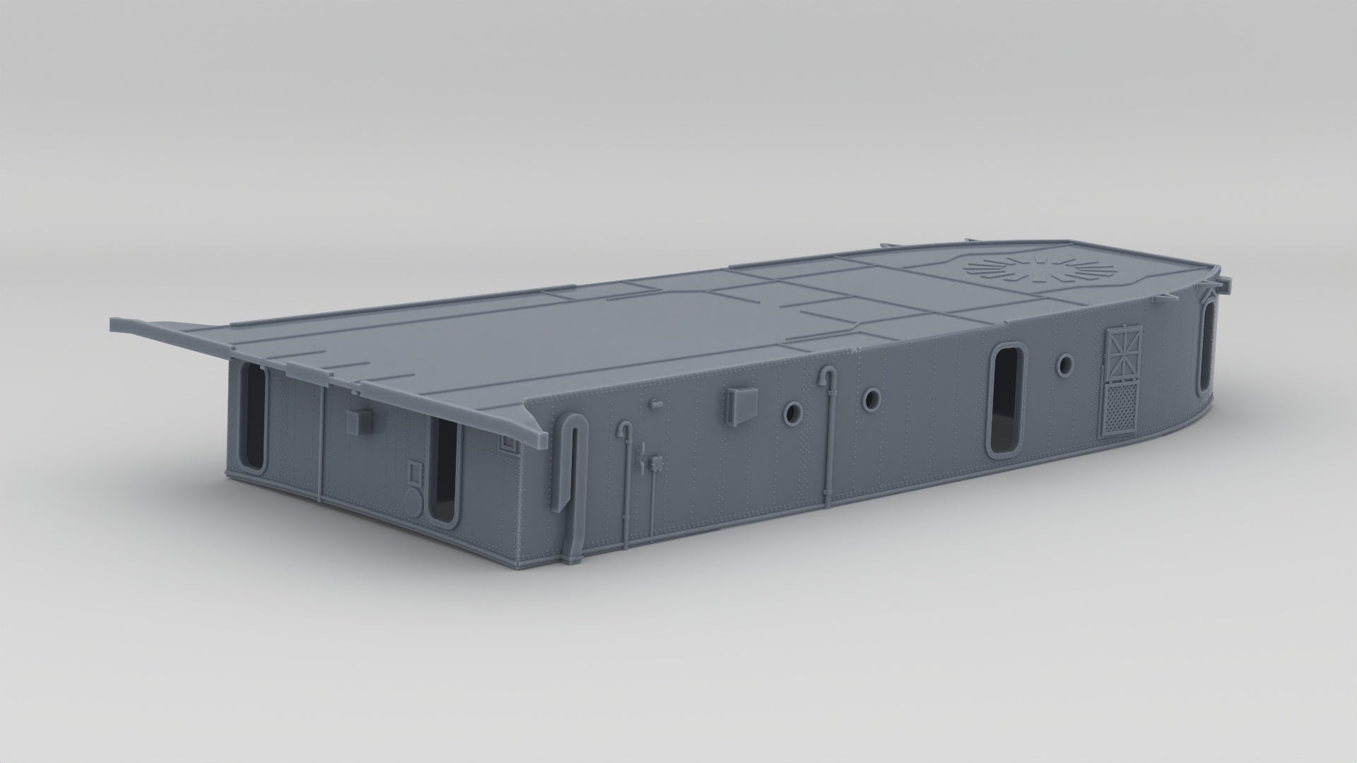 1/96 USS Fletcher Structure Forward Deck 1 Protosoon