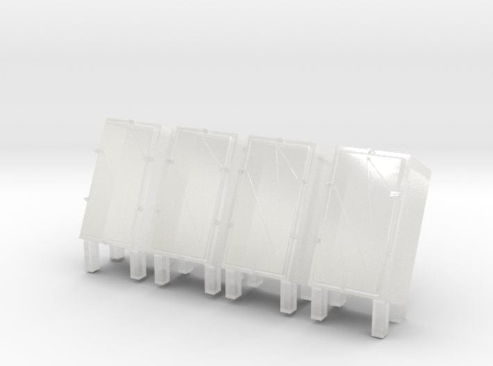 1/96 USS forward hedgehog thrower storage lockers - distefan 3d print