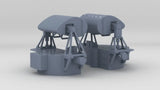 1/96 USS Indianapolis (CA-35) Aft Rangefinder Set (2pcs)
