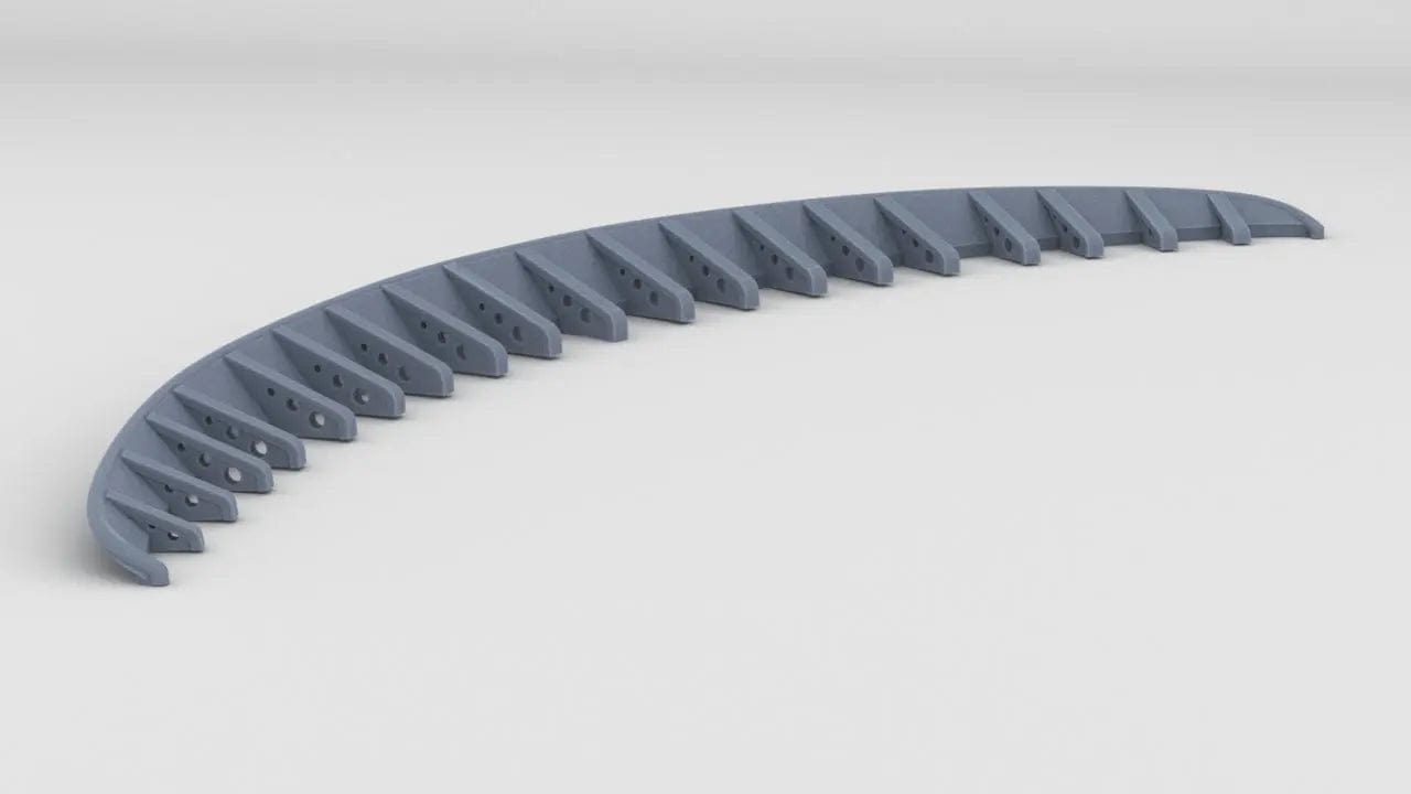 1/96 USS Iowa BB-61 Breakwater v2 - distefan 3d print