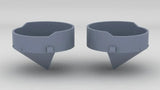 1/96 USS Iowa BB-61 Stern 40mm Gun Tubs Set (2pcs)