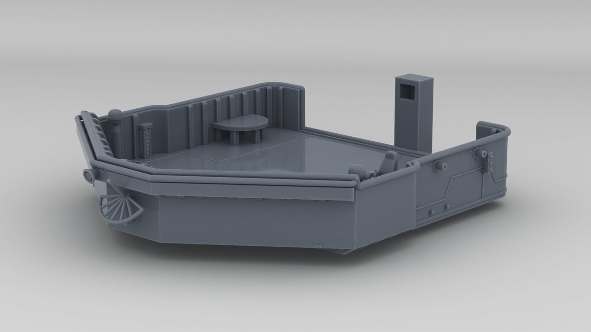1/96 USS Kidd (DD-661) Forward Bridge (Upper Section) - distefan 3d print
