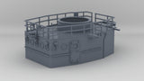 1/96 USS Kidd (DD-661) Forward Deck 1 Pilot House (Summer 1944)