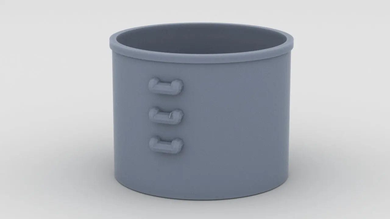 1/96 USS LCT Mk51 Tub - distefan 3d print