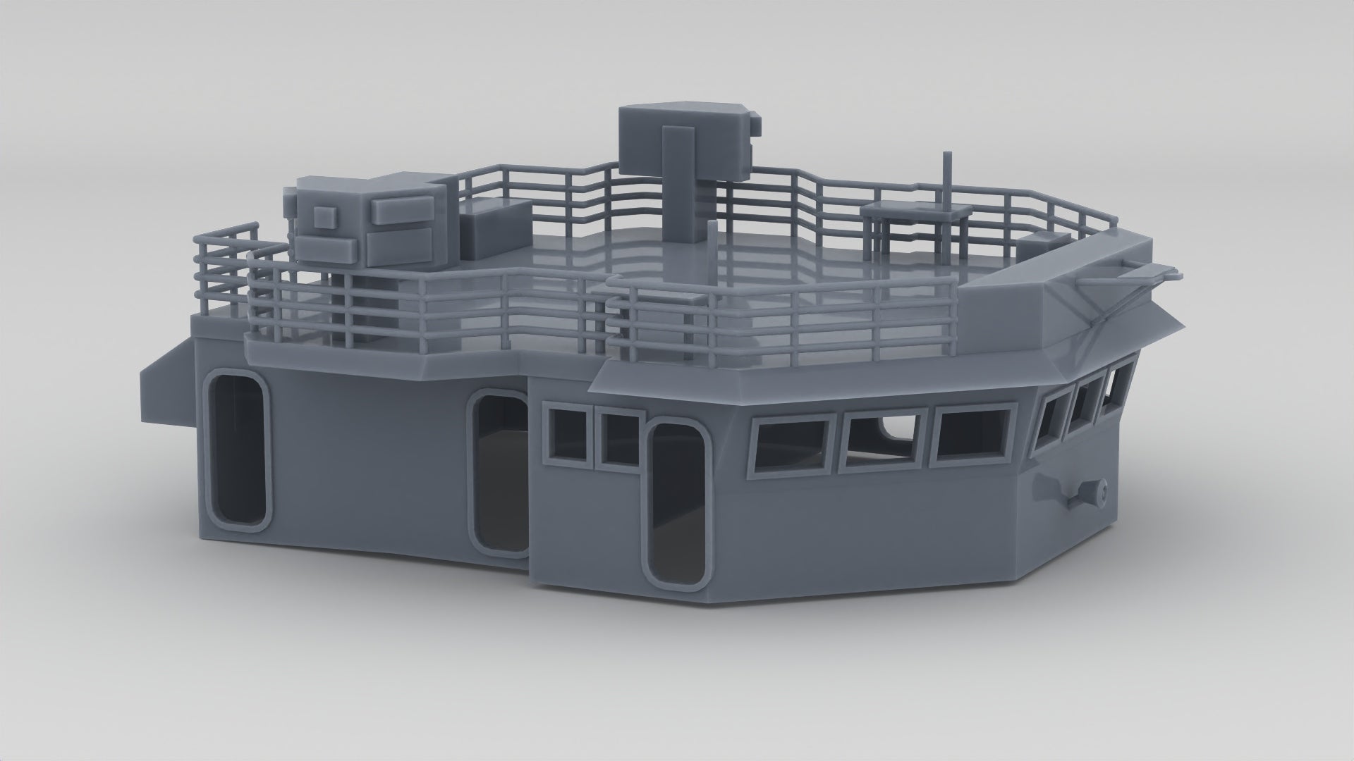 1/96 USS Oliver Hazard Perry Forward Command Bridge Protosoon