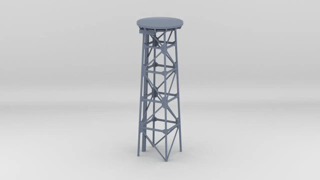 1/96 USS Oliver Hazard Perry SPS49 Platform - distefan 3d print