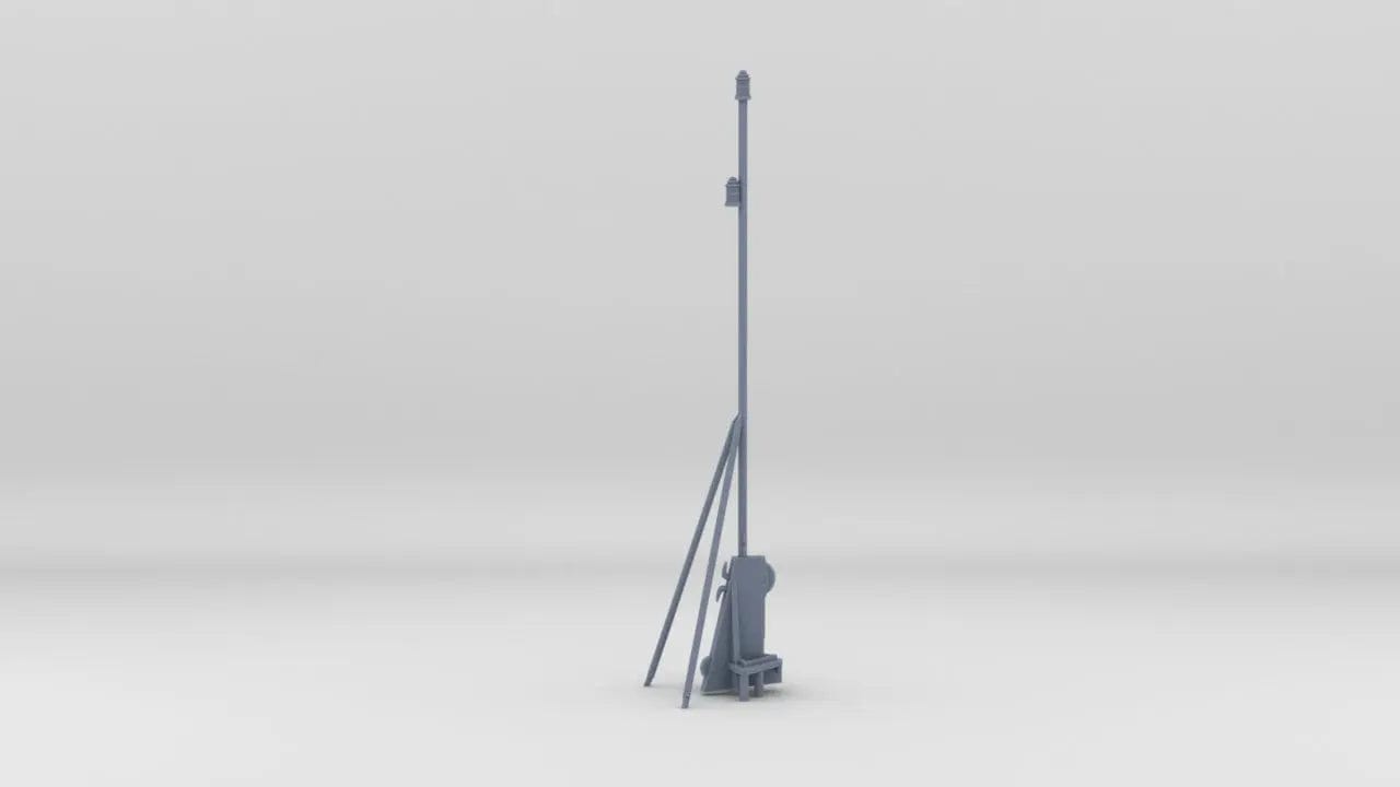 1/96 USS South Dakota (BB-57) Jack Staff - distefan 3d print