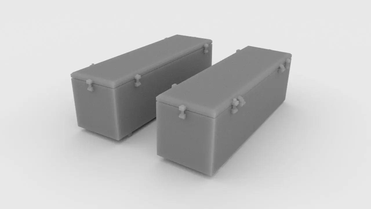 1/96 USS Sub Chaser 40mm Bofors Ammo Box Set - distefan 3d print