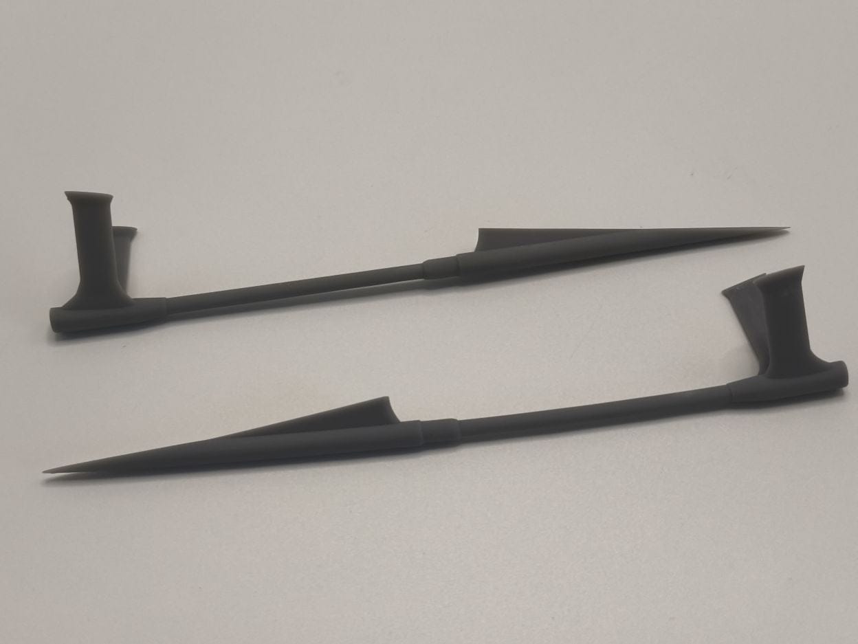 1/96 USS Ward Shaft Set - distefan 3d print