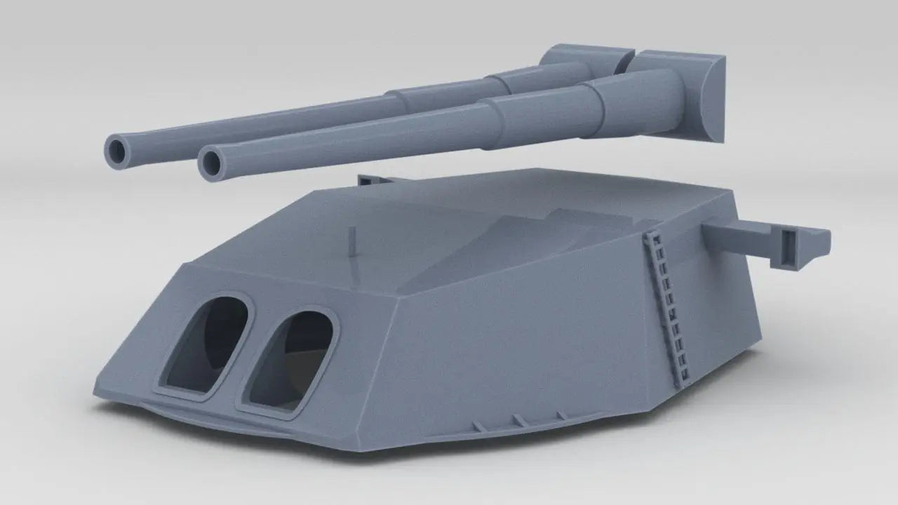 1/96 USS West Virginia (BB-48) 16 in (406 mm)/45 Cal. Gun - distefan 3d print