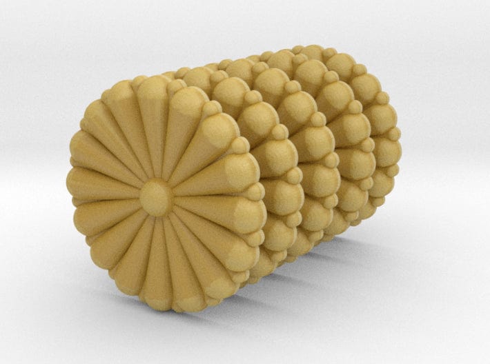 2 inch IJN Gold Chrysanthemum set x5 - distefan 3d print