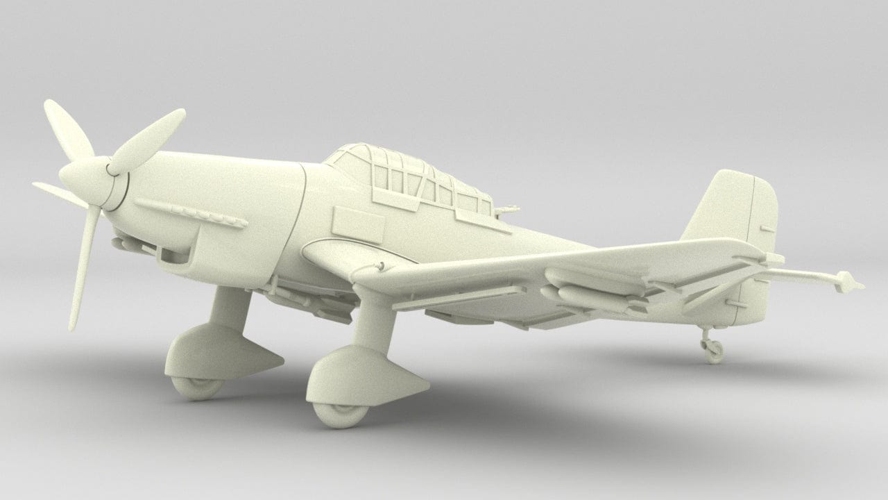 24-inch German Junkers Ju 87 "Stuka" Kit - distefan 3d print