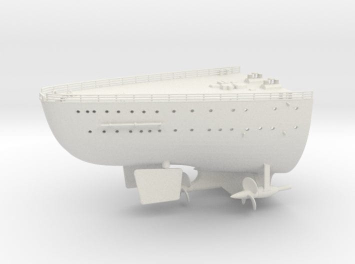 Best Cost 1/200 DKM Bismarck deck stern - distefan 3d print