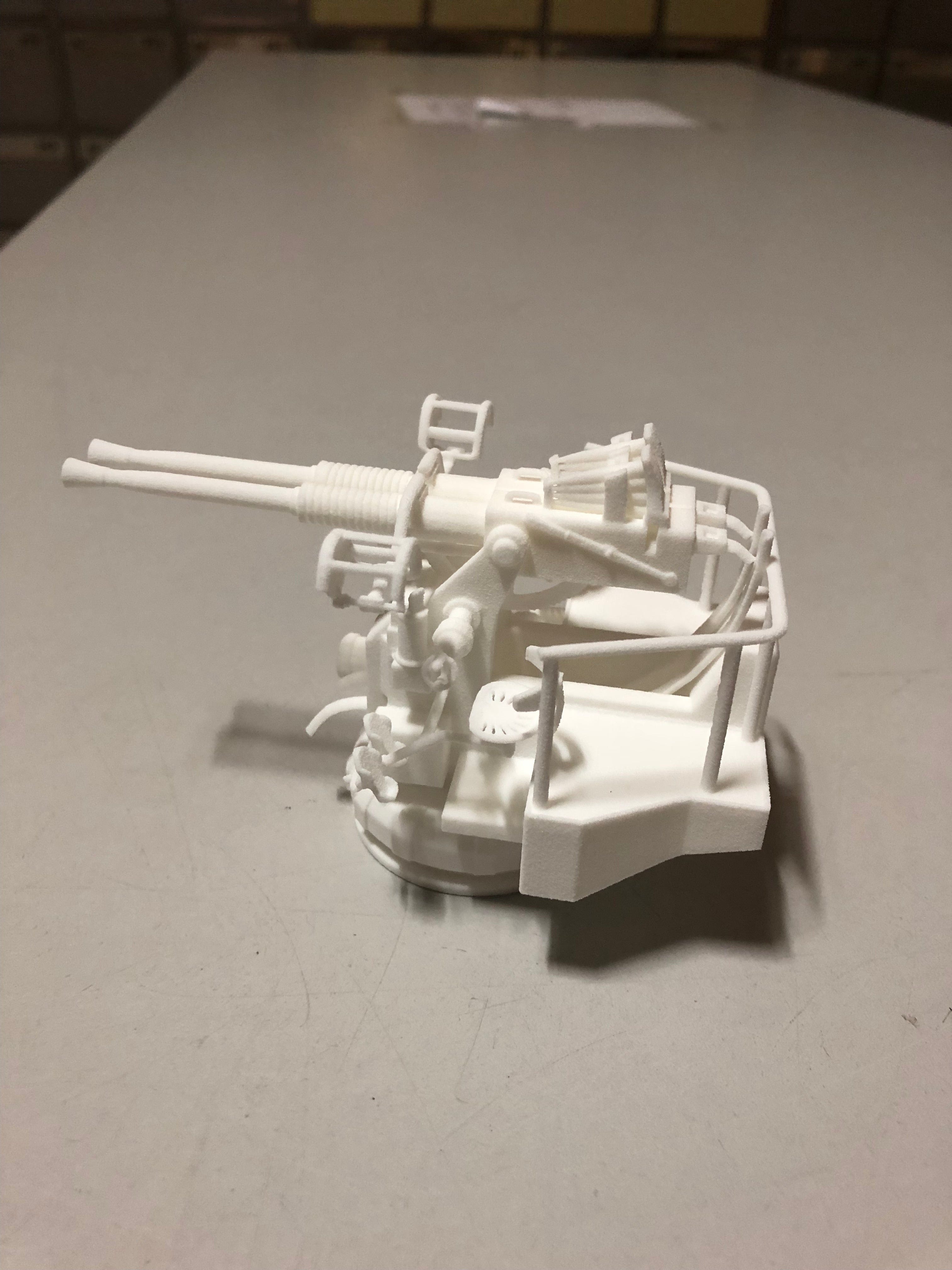 Best Cost 1/32 40mm Bofors Twin Mount - distefan 3d print