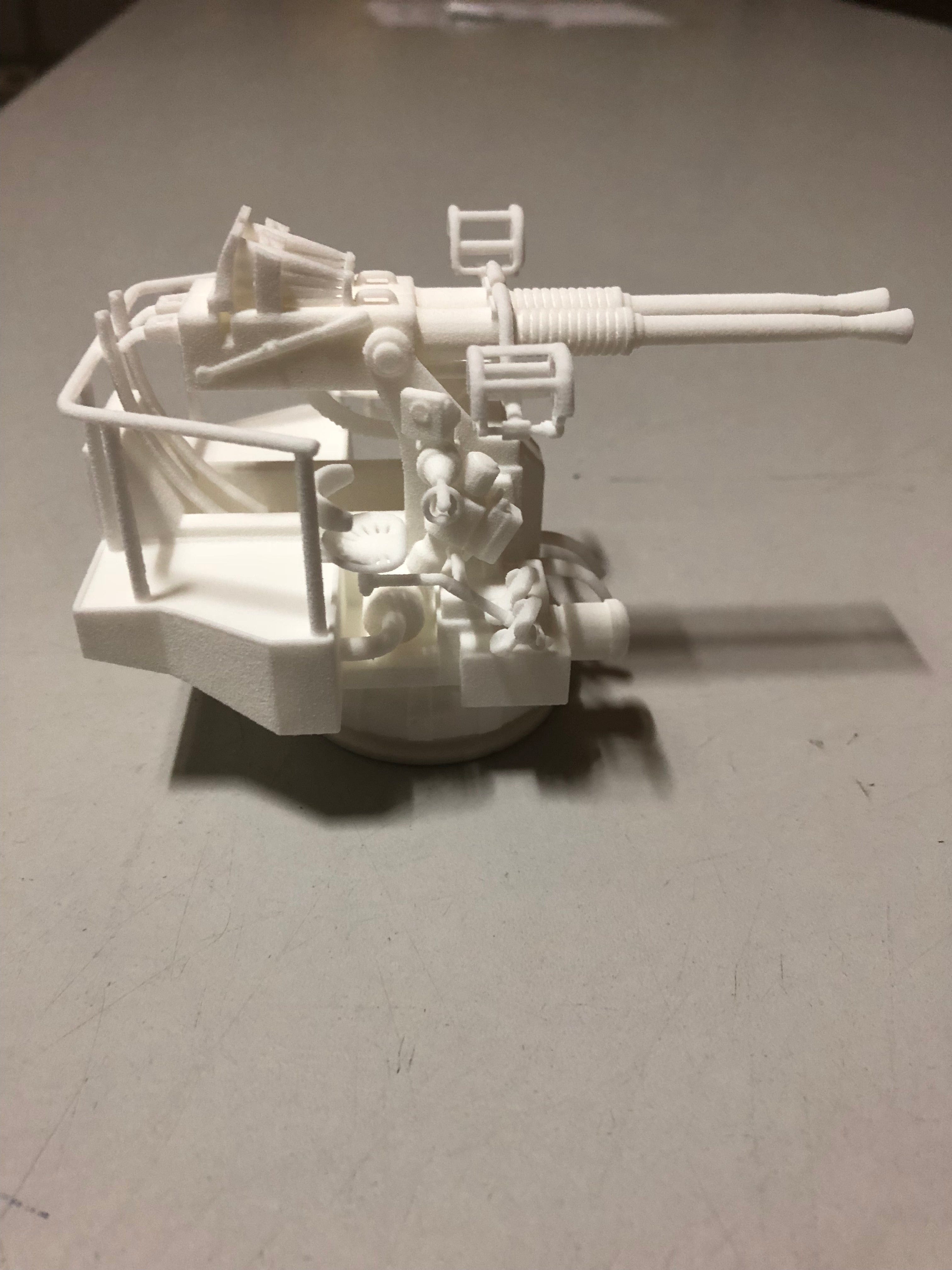 Best Cost 1/32 40mm Bofors Twin Mount - distefan 3d print