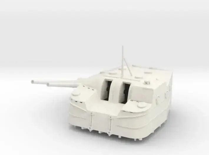 Best Cost 1/96 IJN Type 3 127mm 50cal naval gun - distefan 3d print