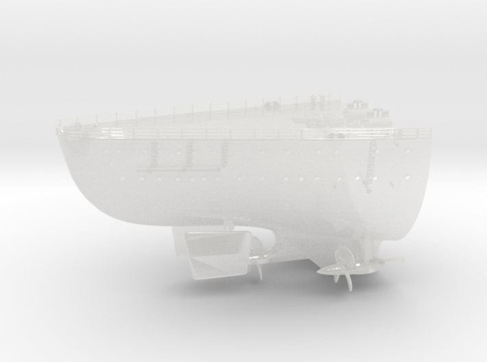 Best Details 1/200 DKM Bismarck deck stern - distefan 3d print