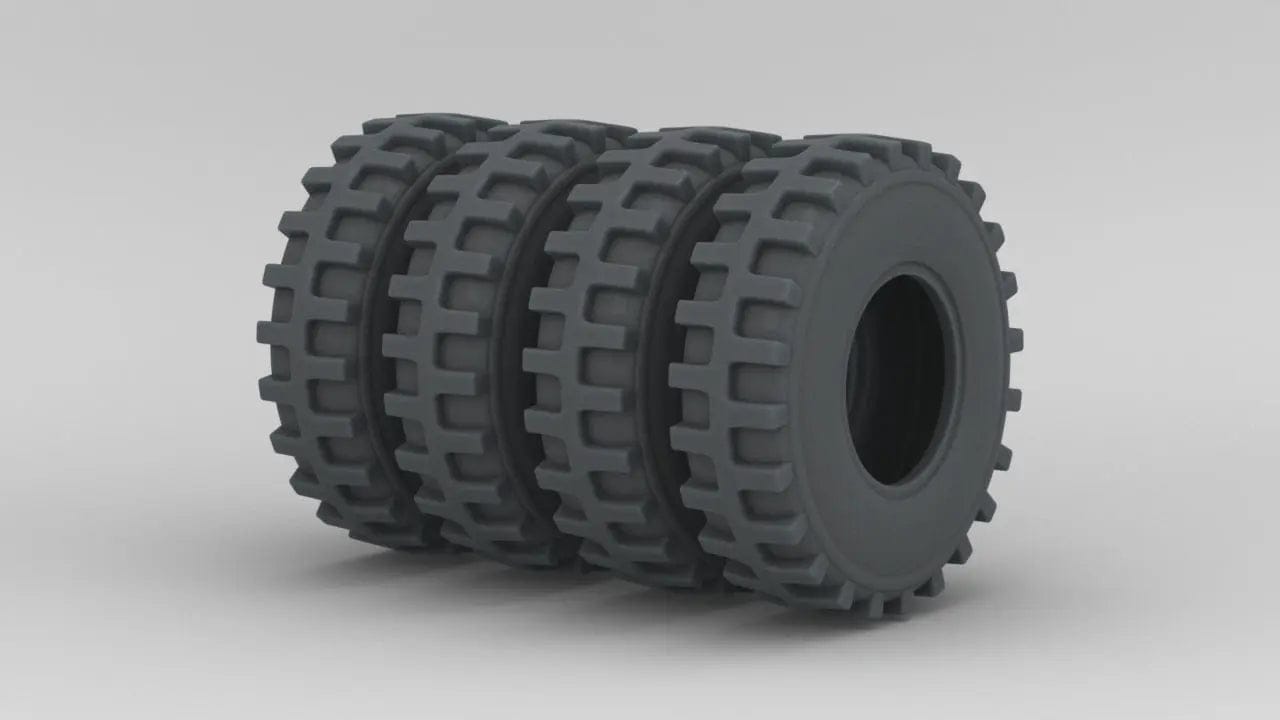 Tamiya Truck Tire C4WD DUKW 1.9" Set (4pcs) - distefan 3d print